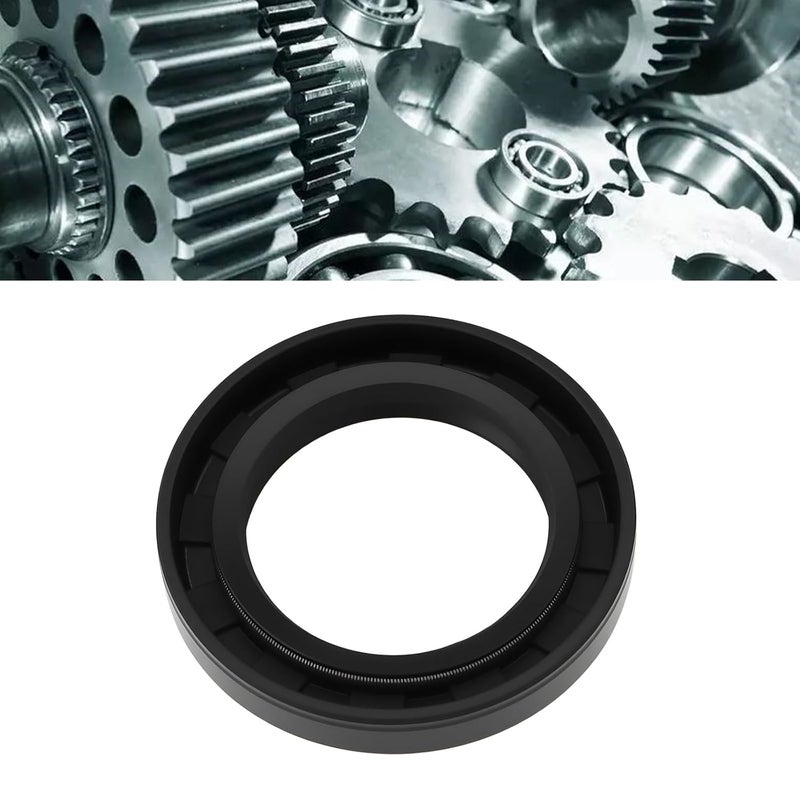 OTOTEC 4X TC Double Lip Skeleton Oil Seal 32x48x8mm NBR for Industrial Sealing Black - Image 3